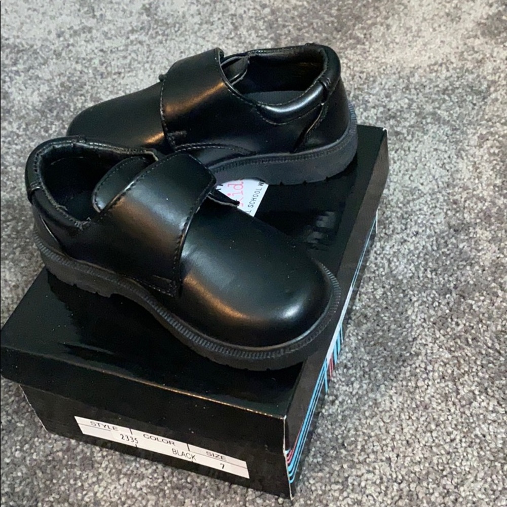 Little boy black dress shoes 💙